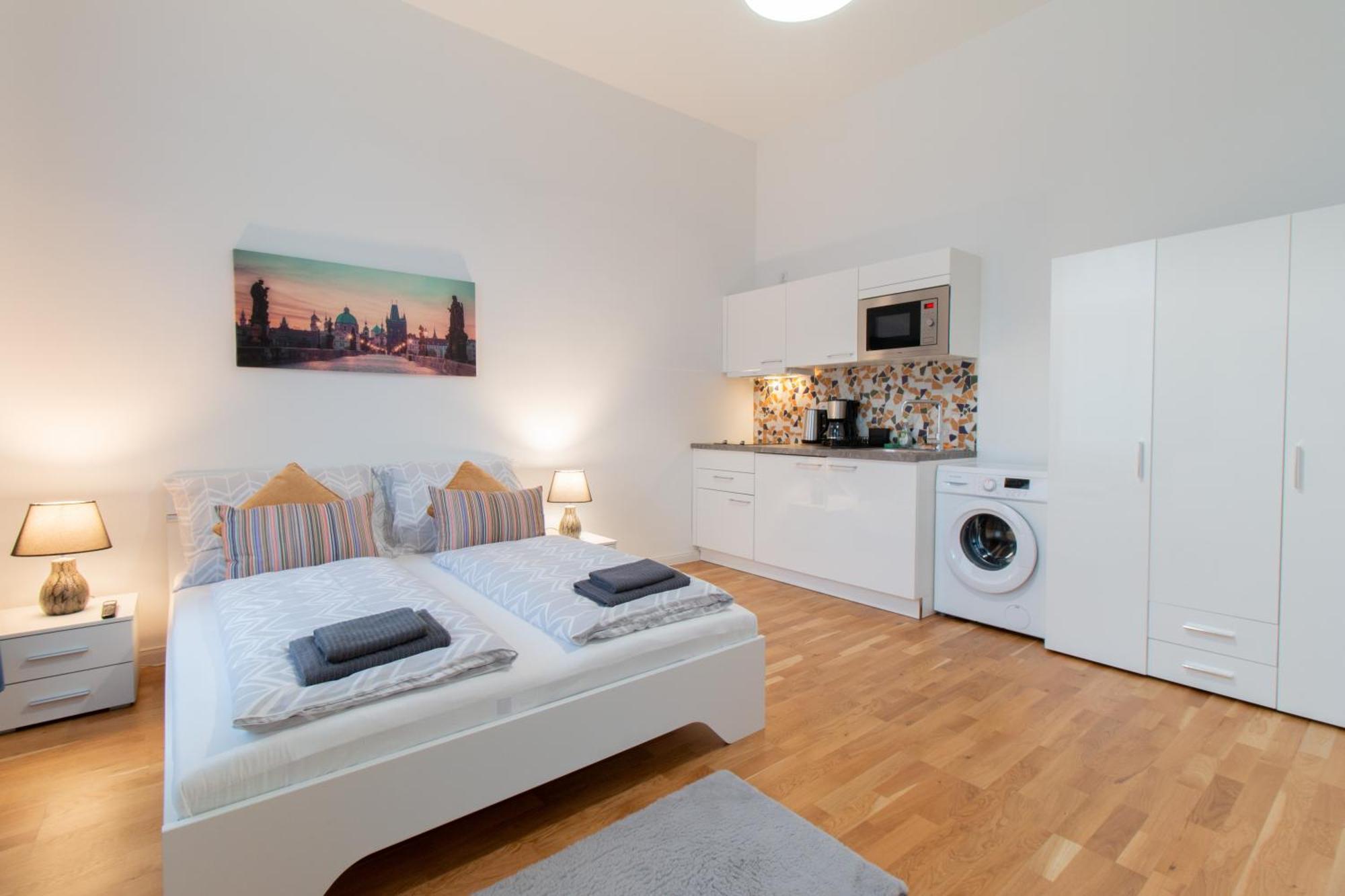 Washingtonova Cr Apartments プラハ エクステリア 写真